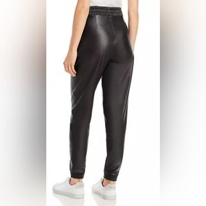 Spanx Faux Leather Brown Jogger Size M